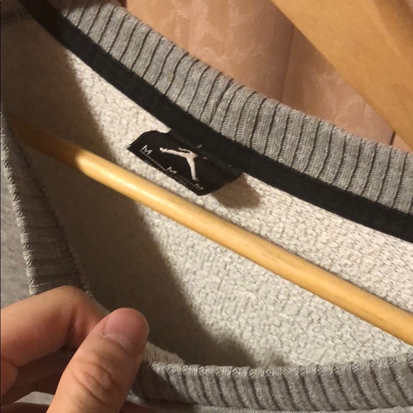 Men Medium Jordan Gray Sweater - Picture 3 of 5